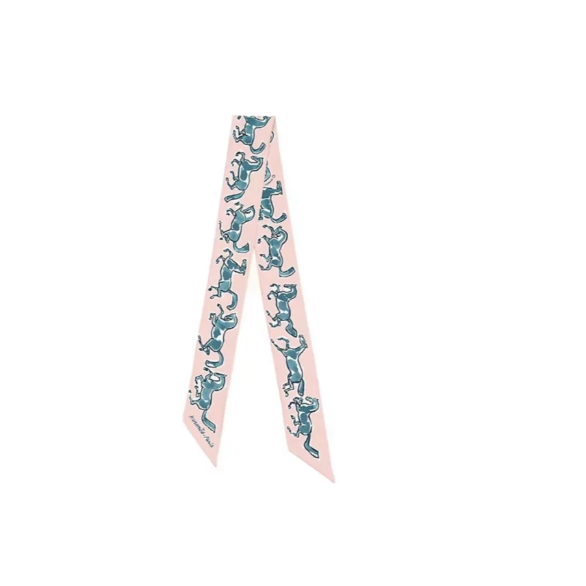 未使用 Hermes/爱马仕 【念念】Twilly 小丝巾 骏马