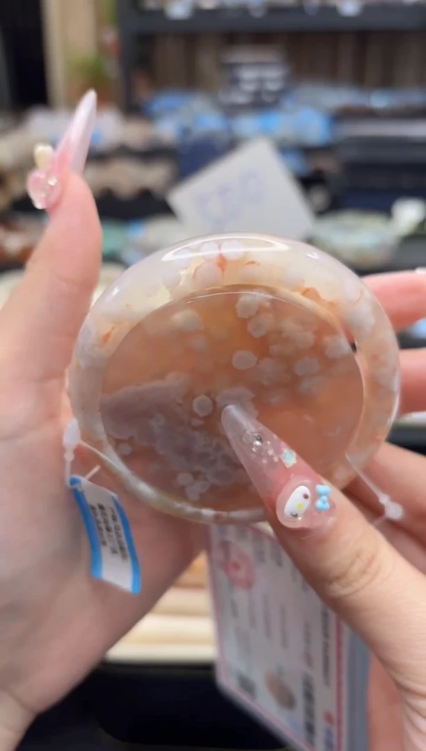 未镶嵌手镯石英质玉364(57圈赠送镯心)