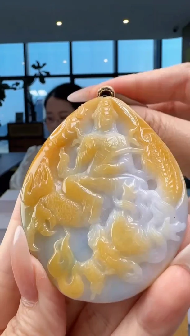 翡翠未镶嵌颈饰YJ@@960Q3J16062