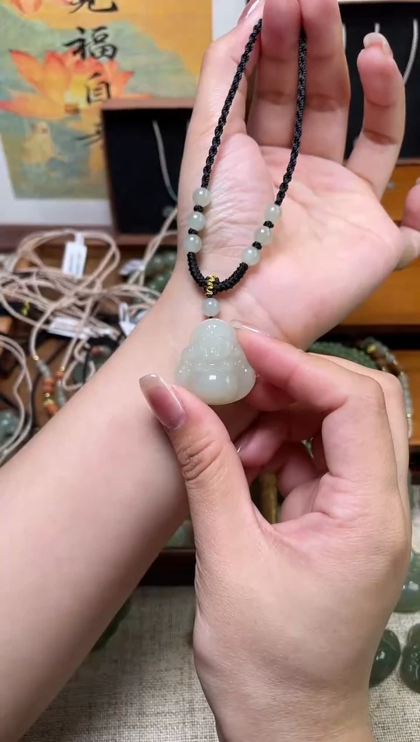 和田玉未镶嵌颈饰27