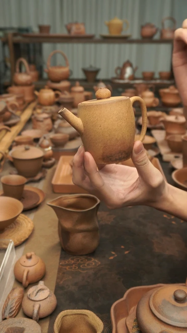 老岩泥原矿老岩泥  灯笼壶150ml