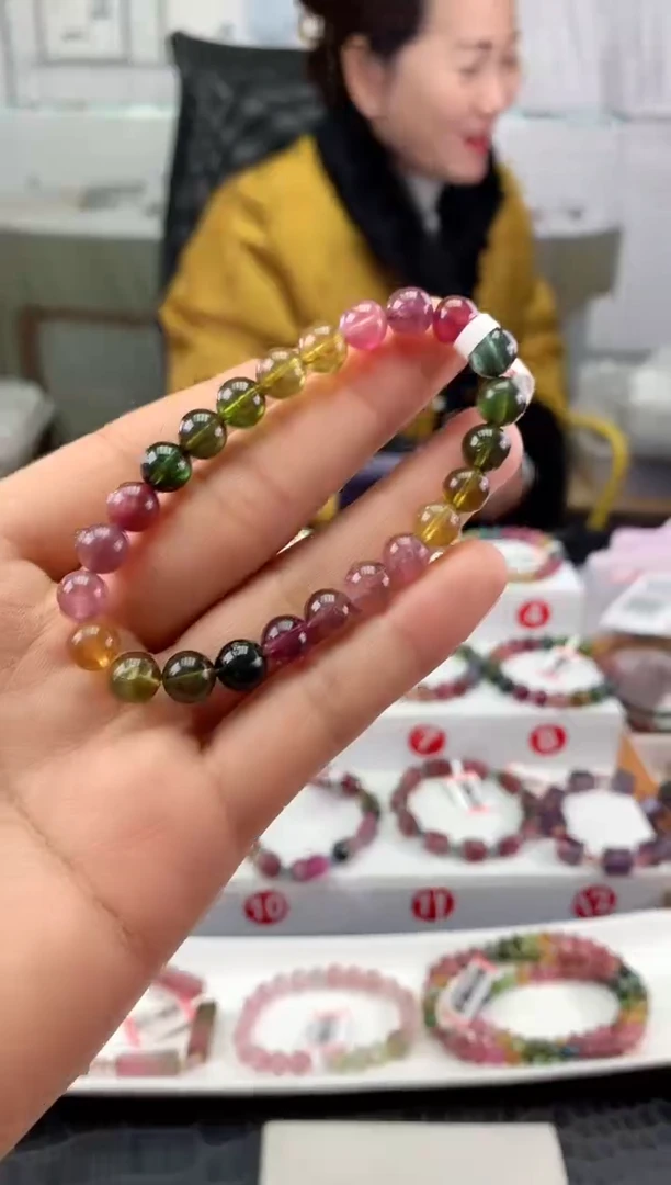 未镶嵌手串碧玺多样性发一条