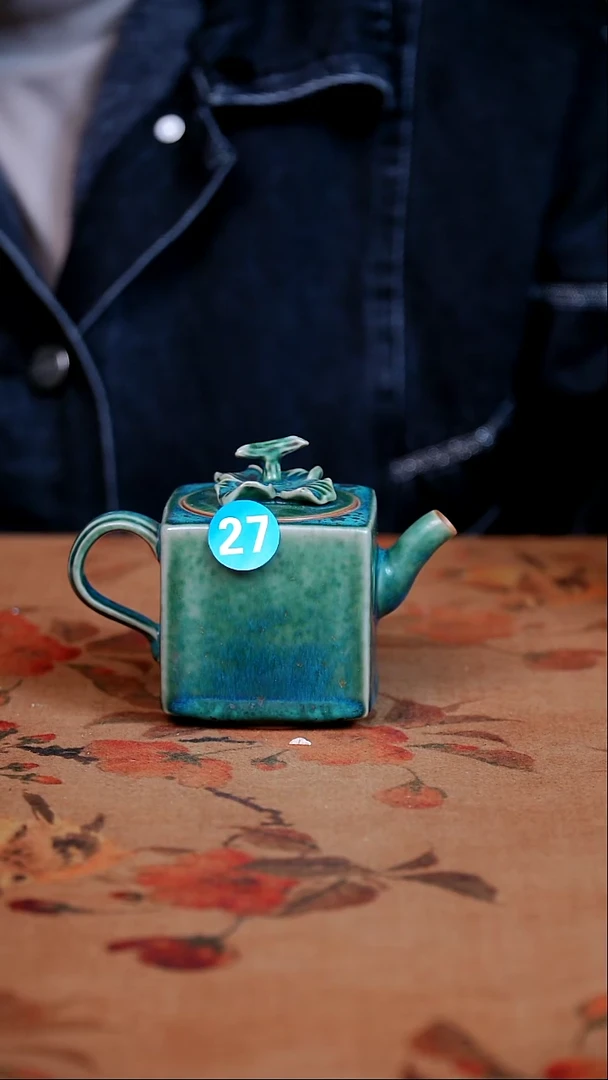 壶瓷全品钧瓷茶器摆件