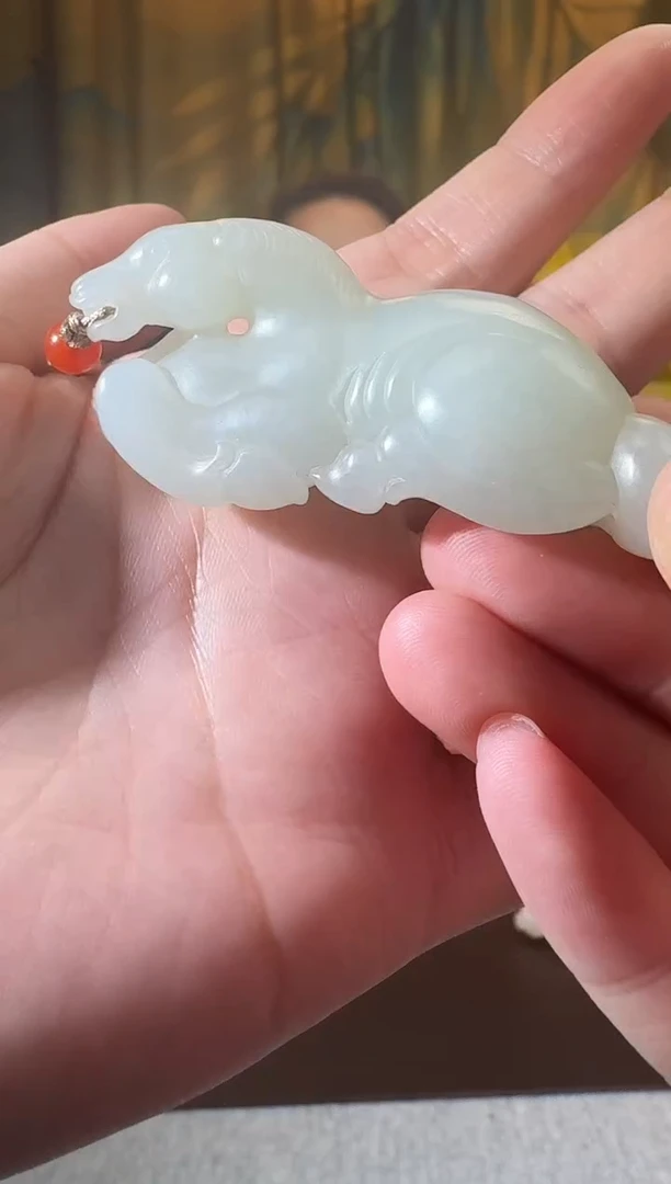 和田玉未镶嵌挂件LUW0423-148