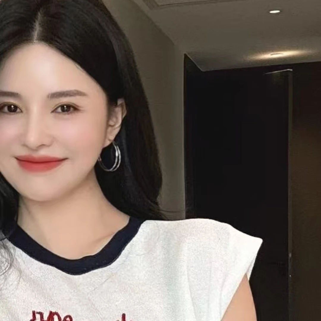 钛钢耳饰 时尚细双圈百搭耳环 简约气质圈圈耳环