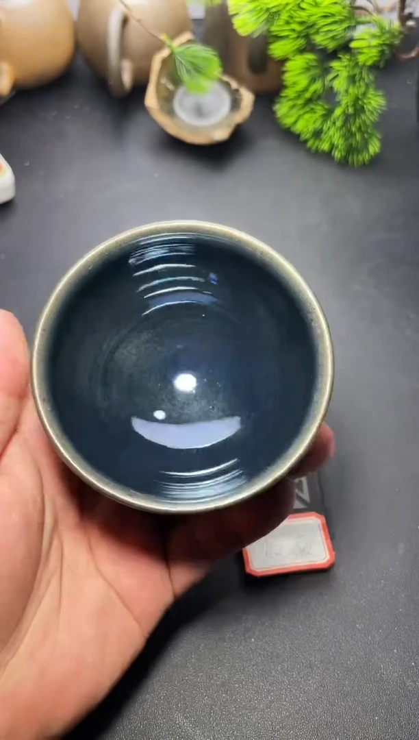 茶盏31（微瑕）叶紫建盏