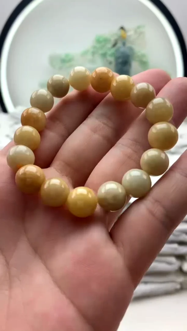 翡翠未镶嵌颈饰手串h