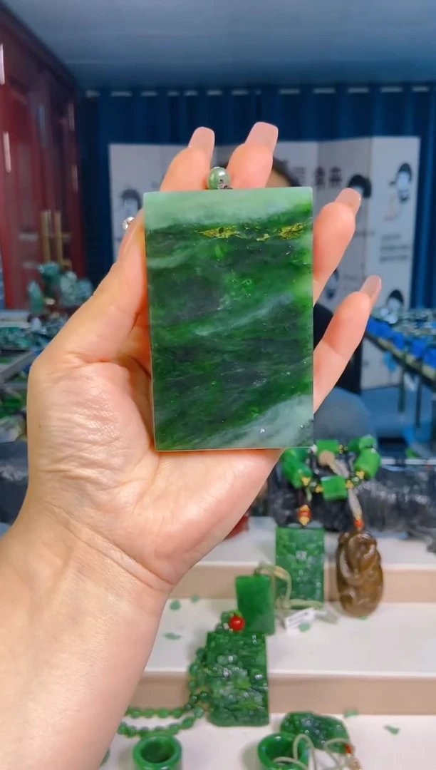 和田玉未镶嵌挂件1