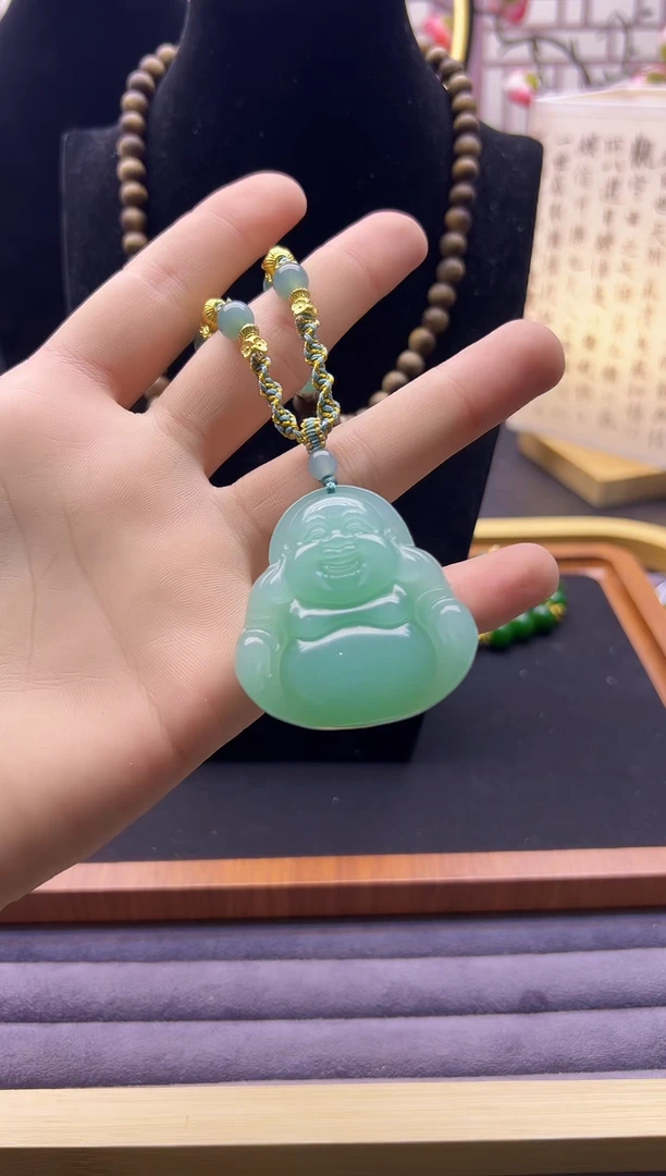 【闪购商品】翡翠颈饰14K金镶嵌X798