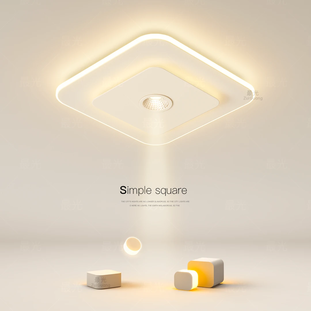 创意圆形过道吸顶灯简约现代led客厅主卧室餐厅玄关2025新款灯具