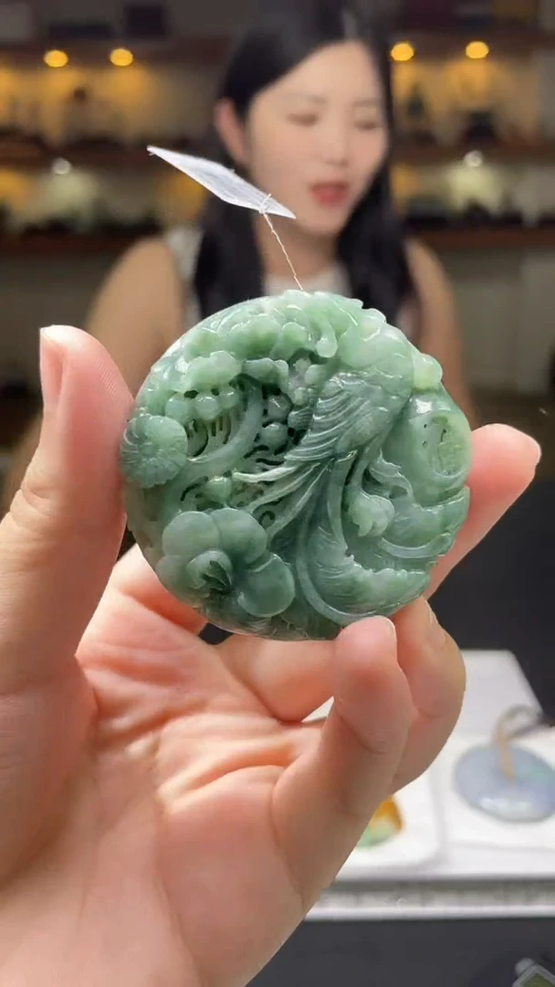 未镶嵌定制翡翠吊坠54