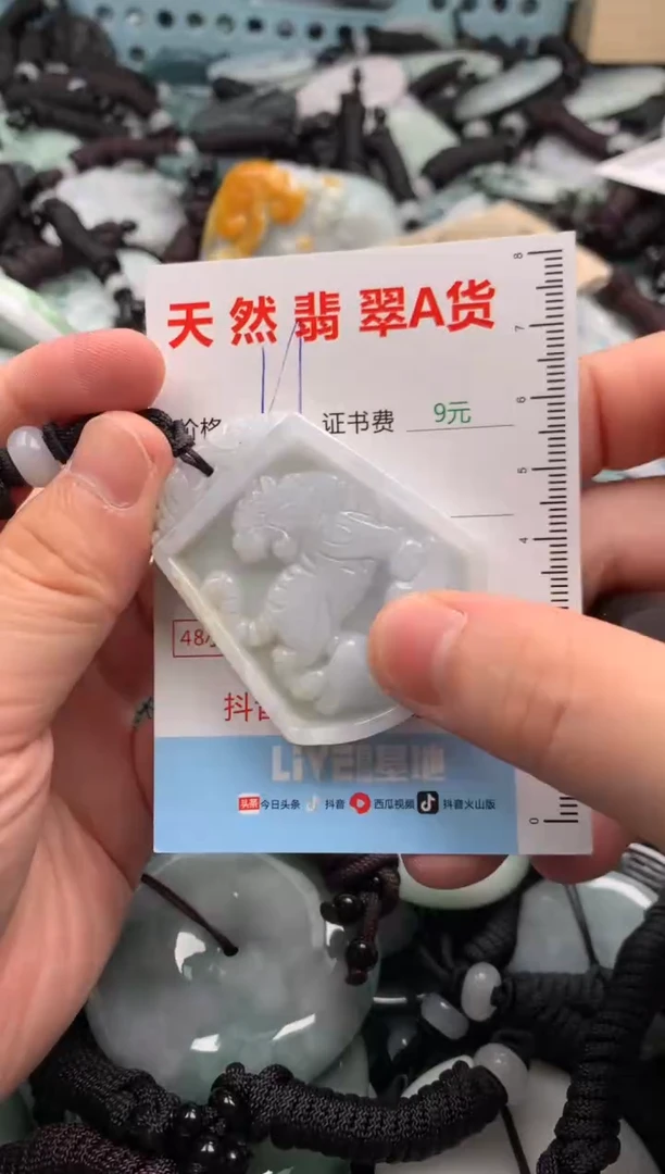 翡翠未镶嵌吊坠(不含链)1