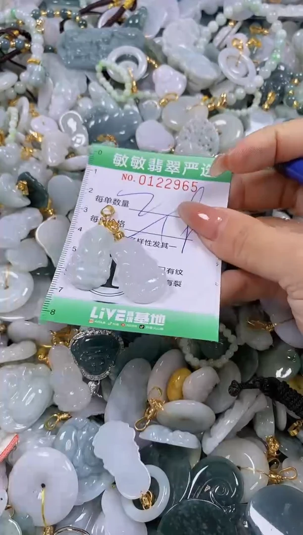 【闪购商品】翡翠颈饰未镶嵌闪购0122965多样性发其一