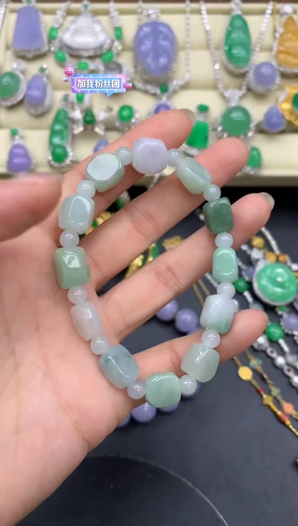 【闪购商品】翡翠手串未镶嵌42-中国好珍宝