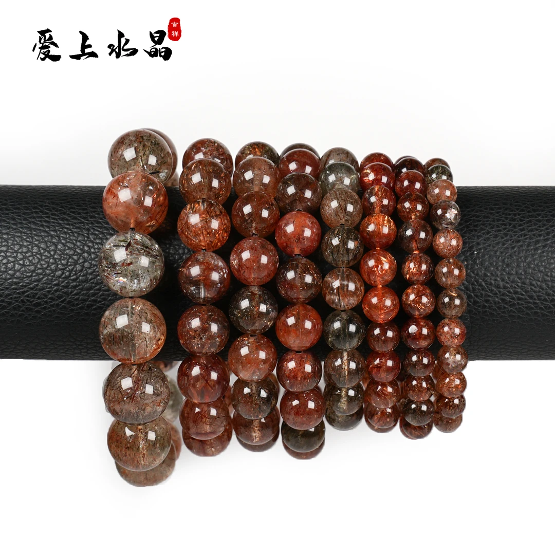 【爱上水晶】Z622烟花锦鲤超七水晶手串 多样性发其一