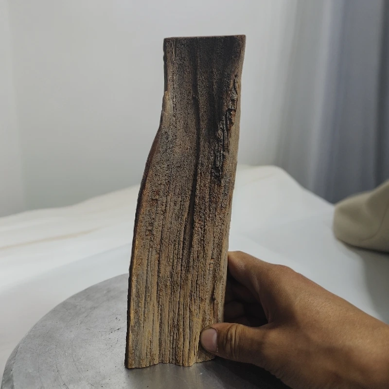 天然崖柏毛料雕刻打粉熏香摆件