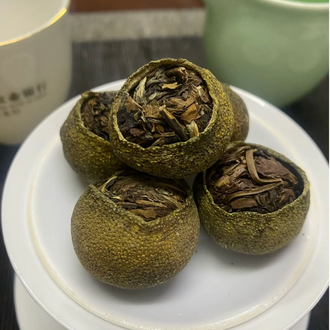 【福利价】2017年福鼎白茶贡眉加新会小青柑·8年陈青柑老白茶