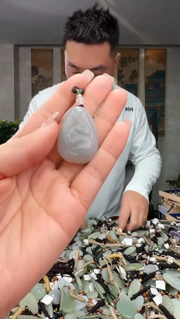 颈饰未镶嵌和田玉拍一发一多样性发货