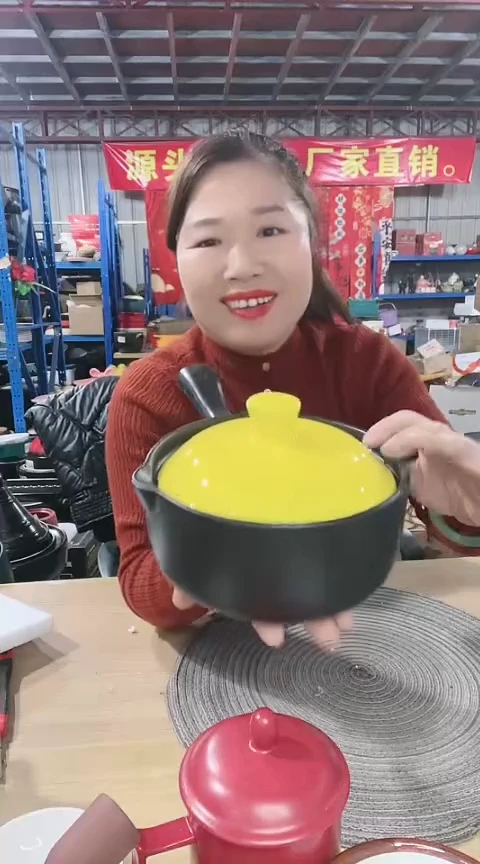 【闪购商品】087瑕疵黑锅手把奶锅盖随机打磨