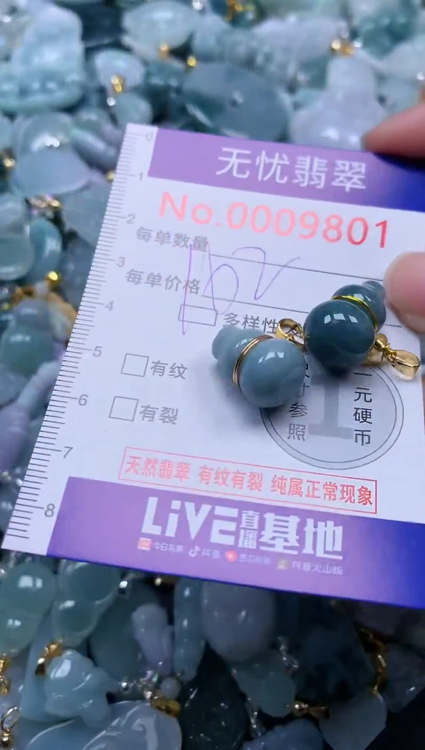 颈饰未镶嵌翡翠9801
