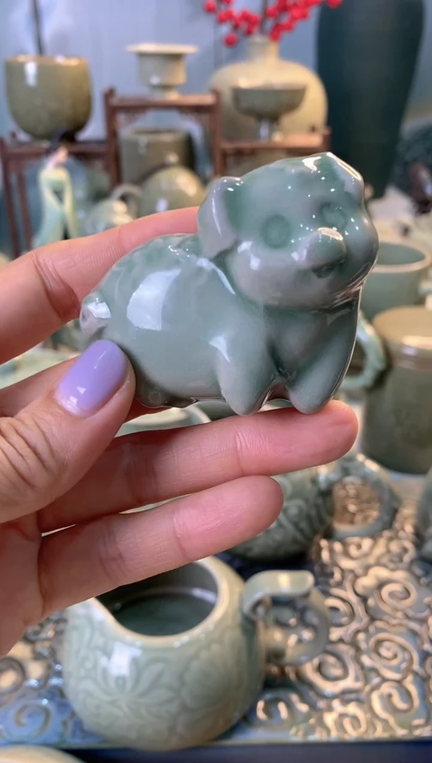 茶杯生肖 小摆件 小猪猪  一个