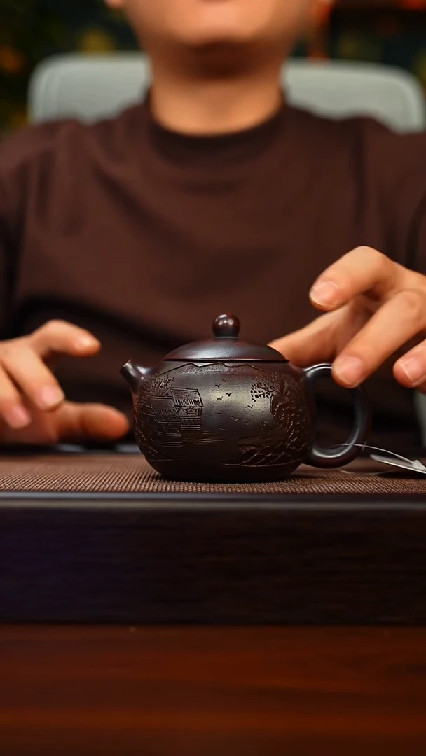 茶壶紫砂原矿紫砂手工茶壶