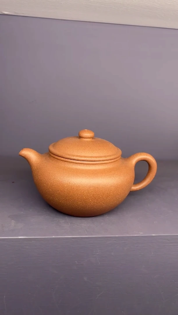 茶壶紫砂老段泥 永福莲子