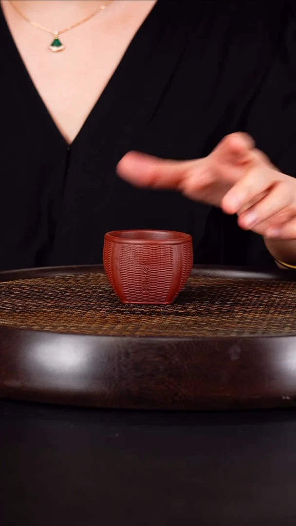 茶壶紫砂竹编主人杯45