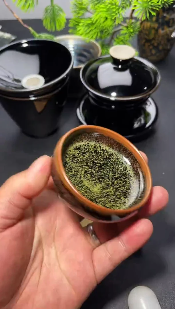 茶盏111叶紫建盏