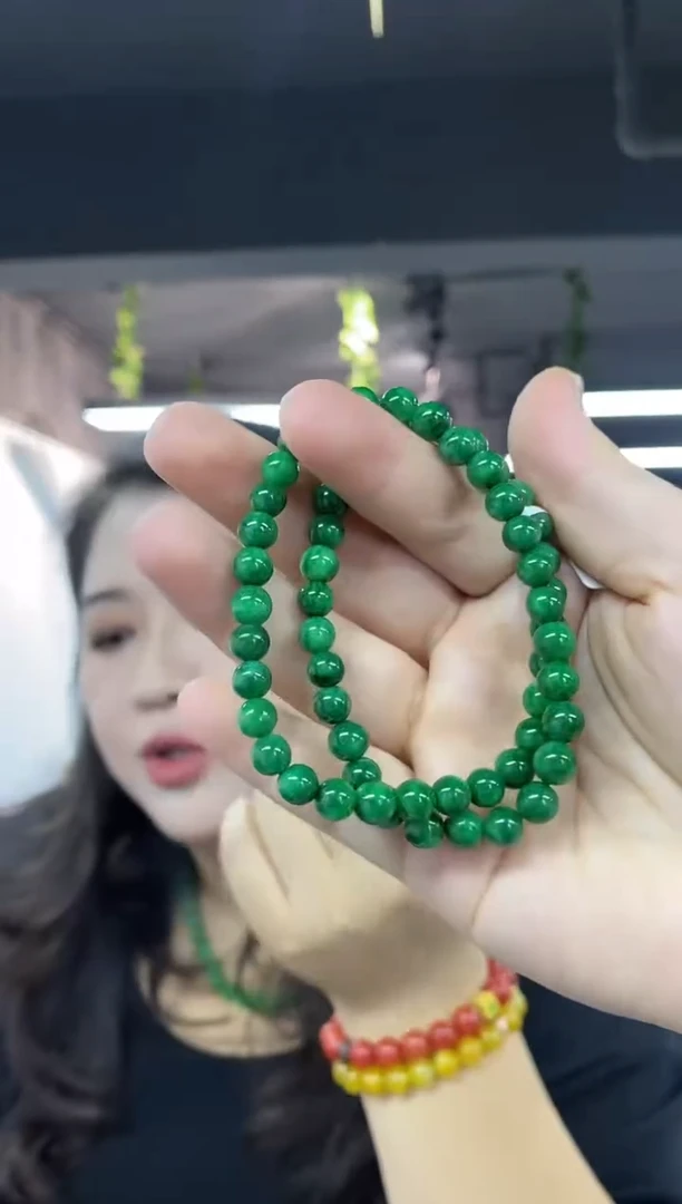 未镶嵌手链翡翠多样性发其一颜色微差