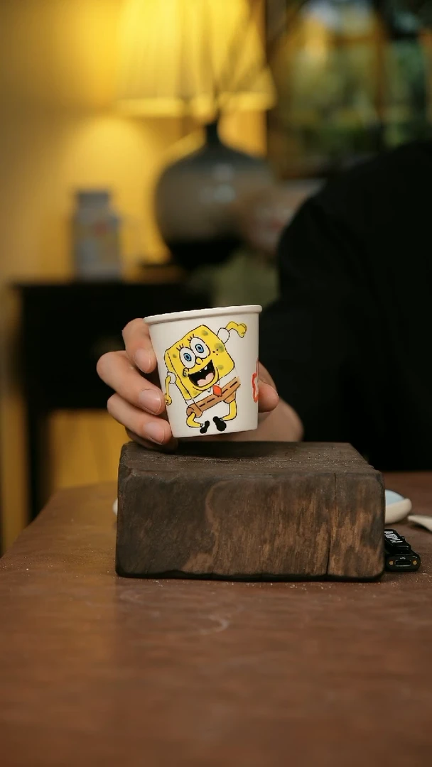 摆件亲工手绘陶瓷～