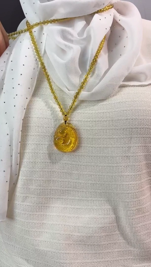 未镶嵌颈饰琥珀琥珀0710117