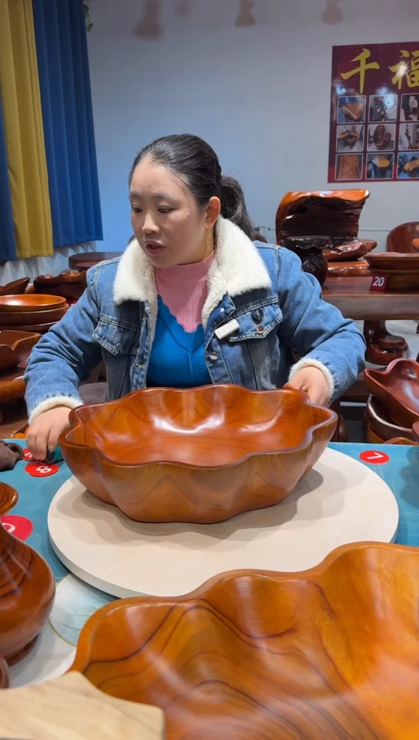 木花边大果盘 42.3*38.2*10.5