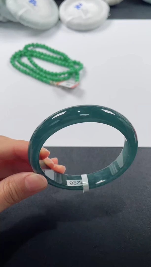 未镶嵌手镯翡翠 基地发货H 1796 58+