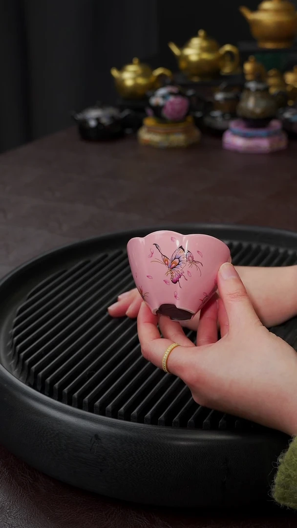 【闪购商品】杯【宜景窑桃夭粉系列】杯子