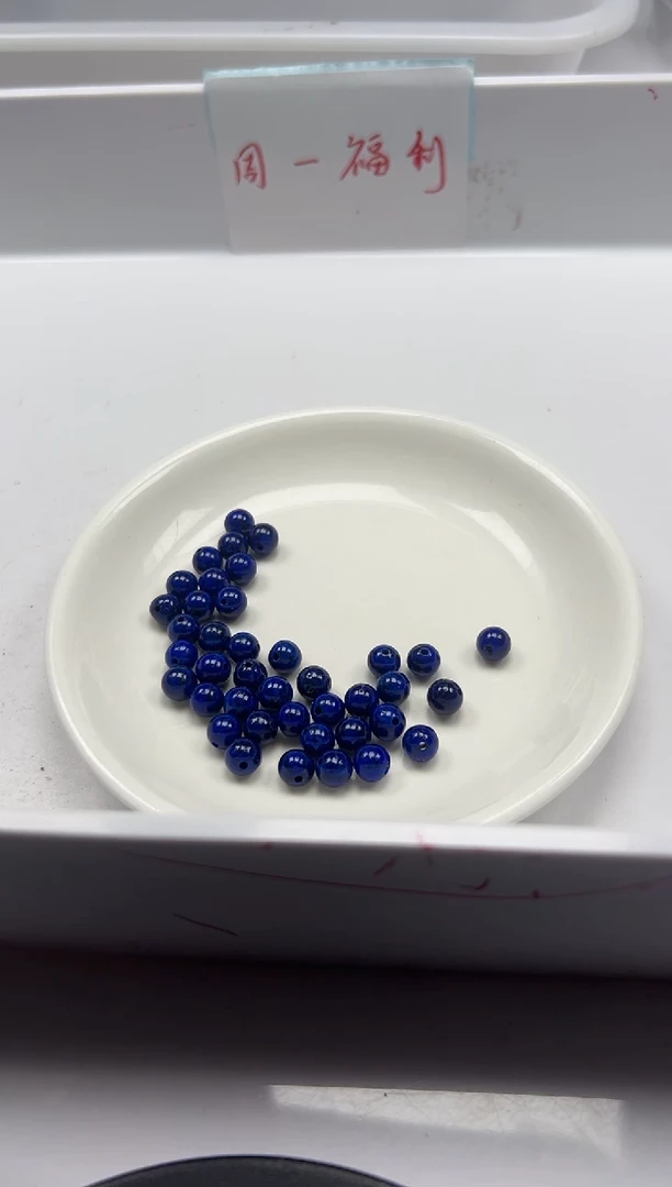 玛瑙/玉髓颈饰未镶嵌w241青*金石6mm*30