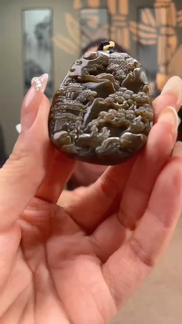 和田玉未镶嵌颈饰多样性发货拍一发一 2285