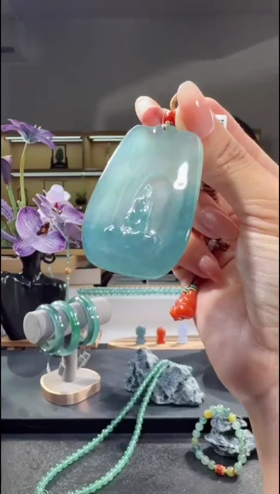 吊坠(不含链)未镶嵌翡翠悟道