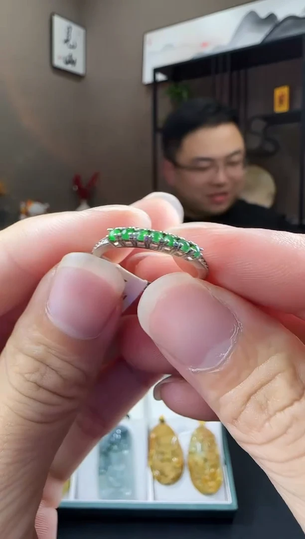 未镶嵌戒指翡翠DSD1027043多样性发一