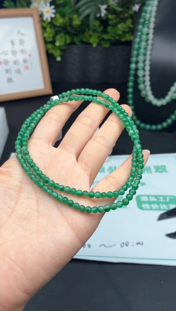 石英质玉手链未镶嵌非洲翠小米珠多样性发一
