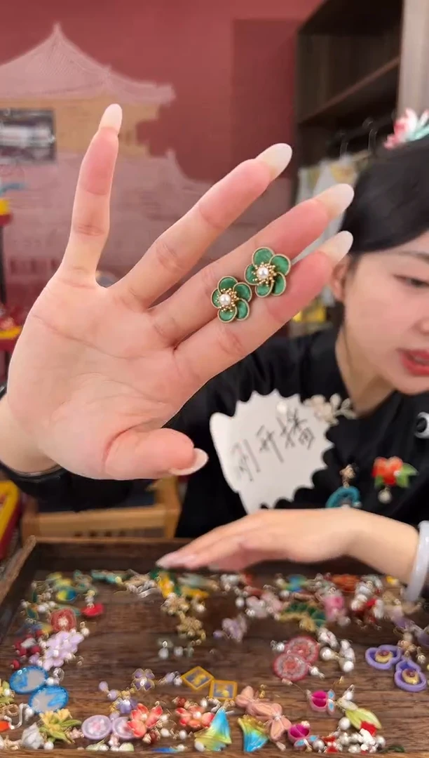 【闪购商品】刺绣苏绣世家非遗手工（耳环）