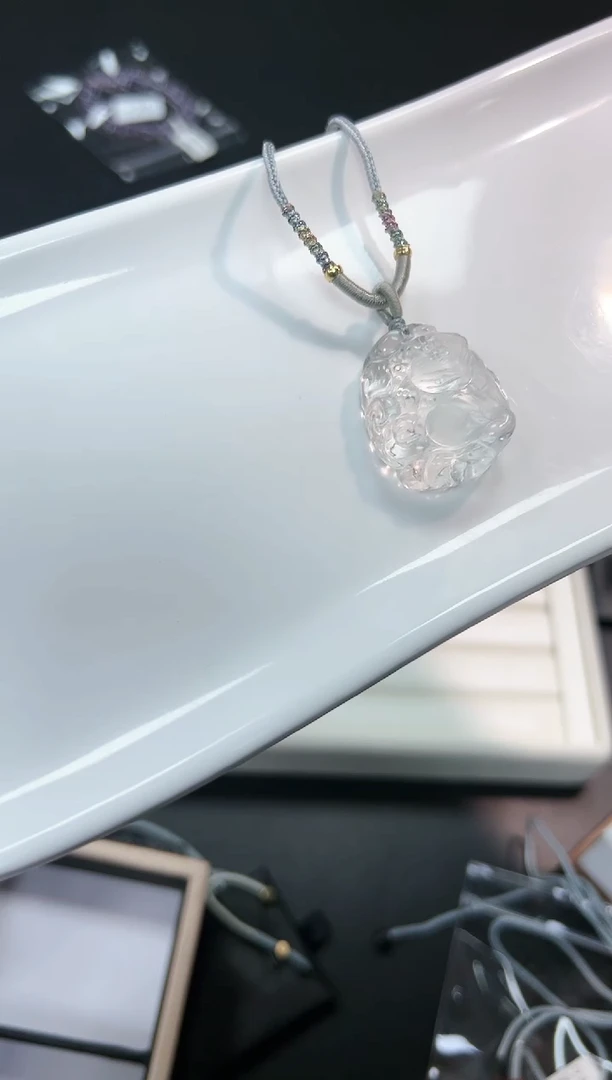 【闪购商品】水晶项链未镶嵌28r多样性发其一/1个默认微瑕