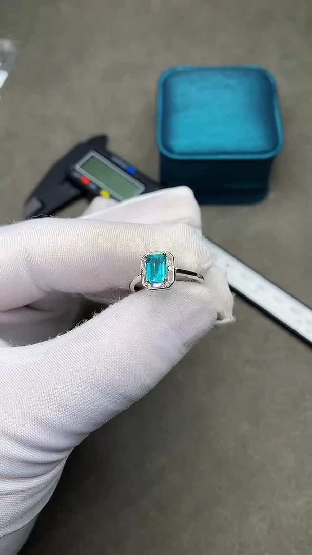 【闪购商品】祖母绿戒指银S925镶嵌·······