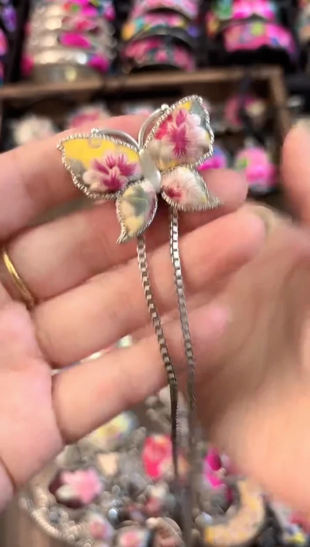 织绣艺枝独绣手工饰品208
