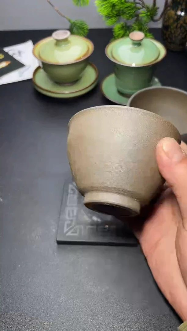 茶盏38叶紫建盏