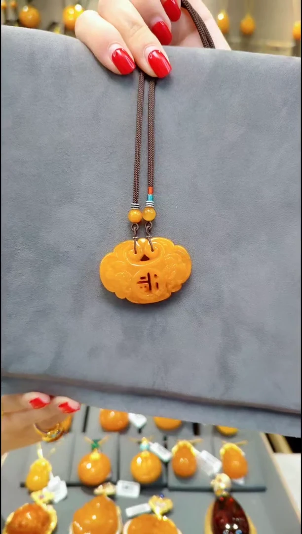 【闪购商品】蜜蜡颈饰未镶嵌H984蜜蜡吊坠
