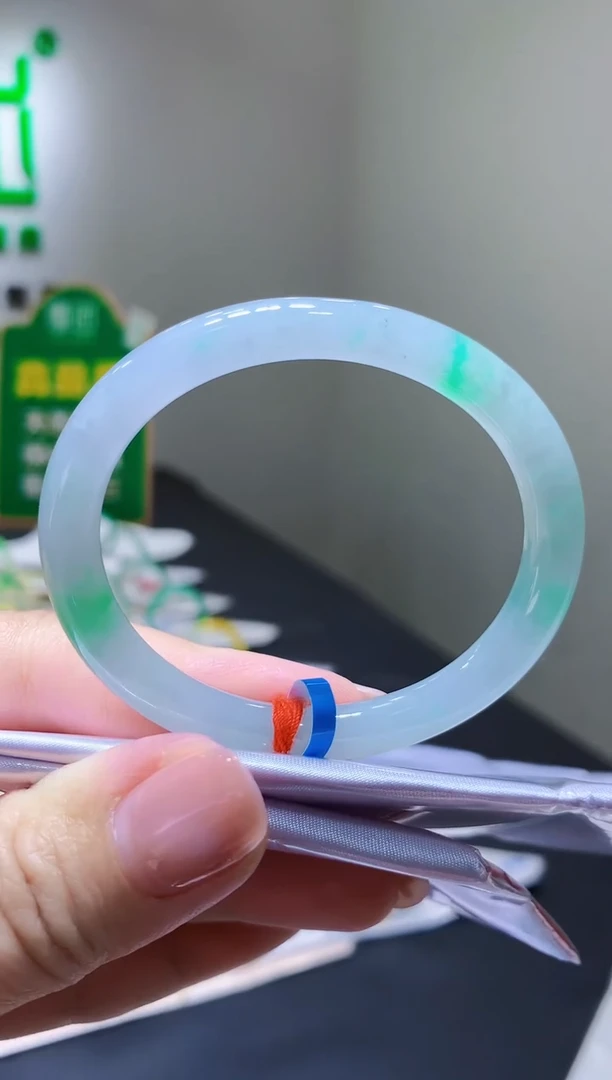 未镶嵌手镯翡翠-k351天然缅甸A货翡翠53贵妃