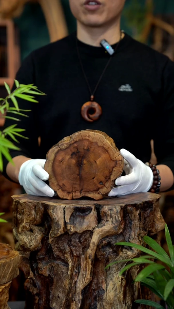 木雷击枣木底座