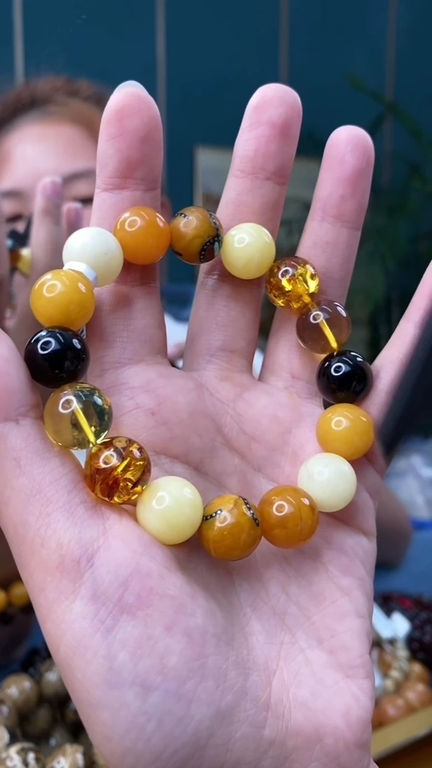 裸石琥珀未镶嵌9/16多样性发其一69