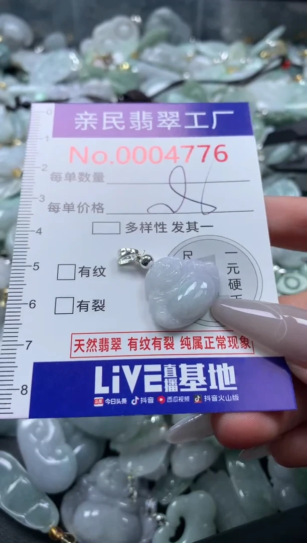 颈饰未镶嵌翡翠4776